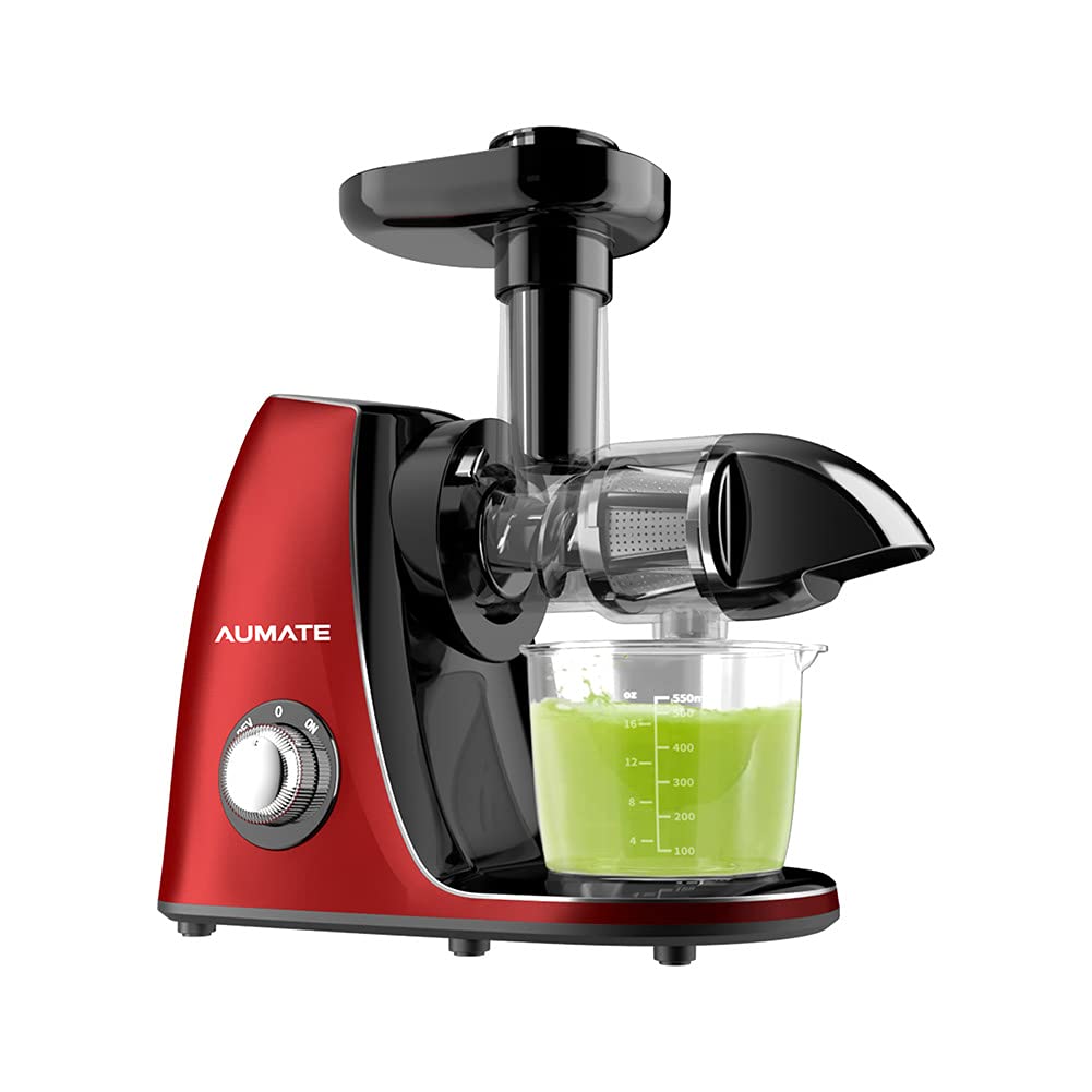 Buy AUMATE Juicer Machines, Slow Juicer Masticating Juicer, Cold Press Juicer with Quiet Motor