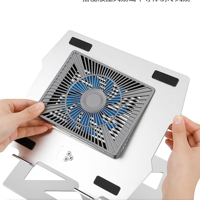 Base enfriadora para laptop metal ajustable miniatura 5