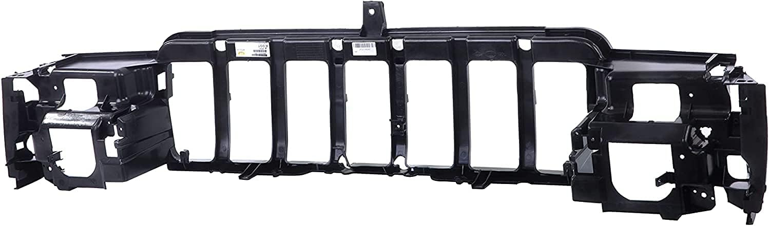 Replacement Parts Front Header Panel Grille Grill Opening Nose Panel Mounting Panel Headlamp Headlight Compatible with Jeep Grand Cherokee 1996 1997 1998