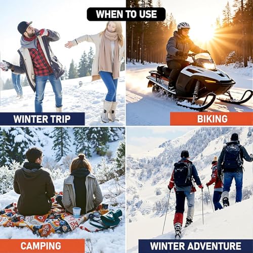 Image of Chameli 2 Pcs Body Warmers - Safe & Natural Heat Patches | Instant Warmth for Men, Women & Kids | Up to 10 Hours Long Lasting Warmth Travel Warmers for Winters, Camping, Trekking,Home & Holidays (2)