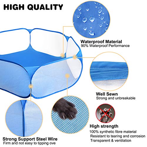 Casifor Guinea Pig Cage Rabbit Cage Indoor With Mat Playpen Perfect Size For Small Animal Pet Play Pen Easy To Clean Exercise Yard Fence Portable Tent For Hamsters thumb #4