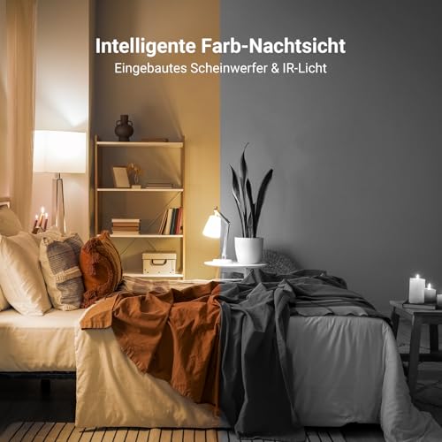 EZVIZ C6N Pro 2K Schwarz WLAN Überwachungskamera Innen Babyphone – Ansicht 6