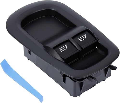 Miniatura 1 de Control del interruptor de la ventana eléctrica de la puerta del lado del conductor delantera (1 unidad). Apto para Ford Transit MK8 Custom