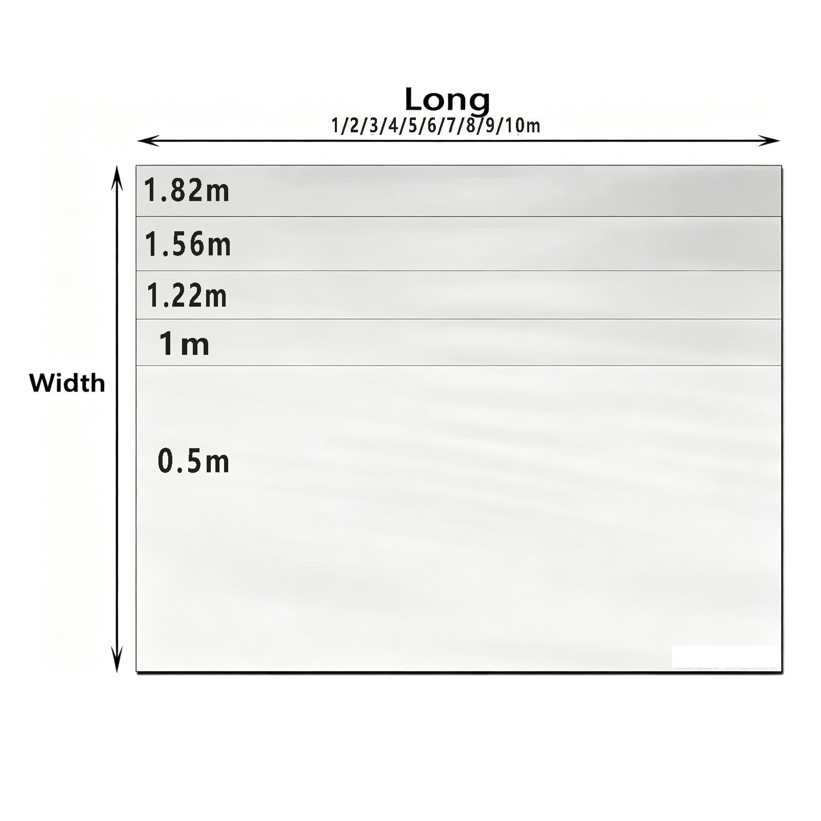 Panel de Policarbonato Techo 1mm Transparente Protección UV Sustituto del