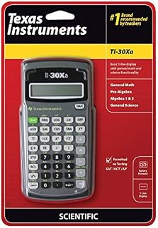 TEXTI30XA - Texas Instruments TI-30XA Student Scientific Calculator
