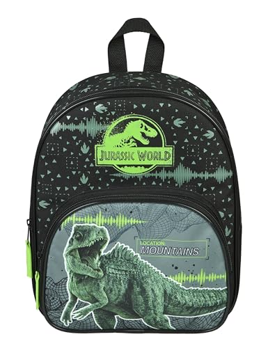Undercover - Plecak dziecięcy Jurassic World - z kieszenią z przodu - do przedszkola, na czas wolny i w podróży - trwały i praktyczny - dla dzieci w wieku od 4 lat