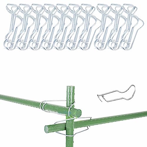 40Pcs Plant Connecting Buckles, 20CM Plant Trellis Connecting Buckles, Plant Support Clips for Gardening, Plant Cages Connector Vegetable Trellis Wire Clip