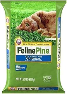 100% Natural Feline Pine Original Litter, 20 Pound