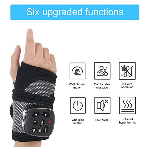 Heated Wristband, Multi-Function Hand Joint Vibration Massage Wristband Wrist Heating Massager, Both Right And Left Hands Can Be Used #TOP2