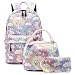 Abshoo Cute Lightweight School Boobag Kids Unicorn Backpacks for Girls Backpacks with Lunch Bag (B Unicorn Rainbow)