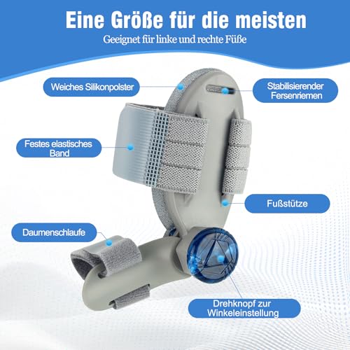 Hallux Valgus Korrektur Schiene von Origintek Verstellbare Version