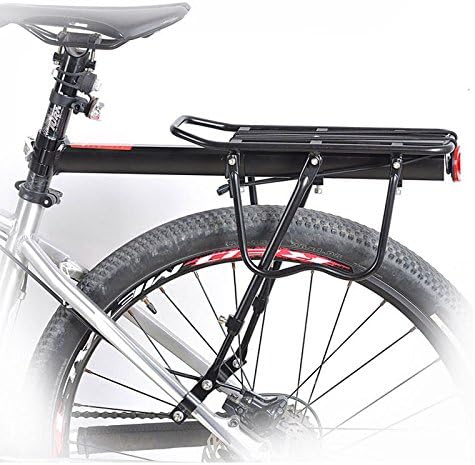 Miniatura 2 de ThreeH Soporte trasero de bicicleta de aleación de aluminio ajustable con reflector BK431