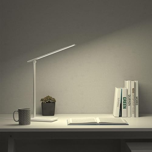 Miniatura 4 de Lámpara de escritorio LED regulable, lámpara de lectura con puerto de carga USB, 5 modos de iluminación, control sensible, temporizador de apagado