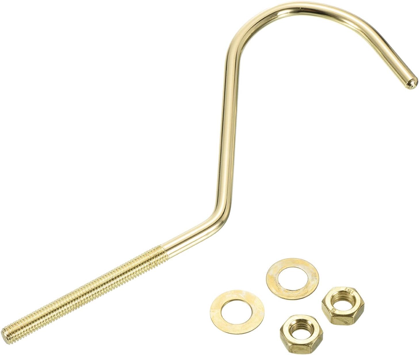 ABA Snooker Billiard Pool Table Brass Cue Stick Golden Hook Strong Table Edge Hook (Pack of 4) 2