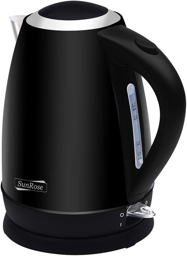 SunRose SR906B Electric Kettle Stainless Steel, Water Tea