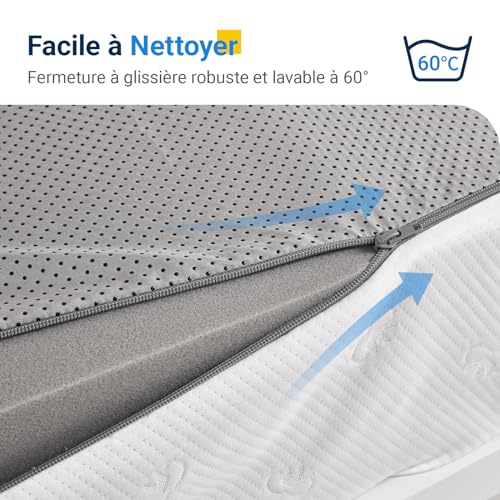 Matelas 140x190 Gel Mousse Mémoire 18cm Avenco