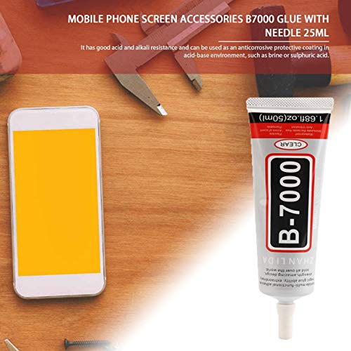 50 ml B-7000 Cola adesiva prática super forte com agulha para celular faça você mesmo com strass