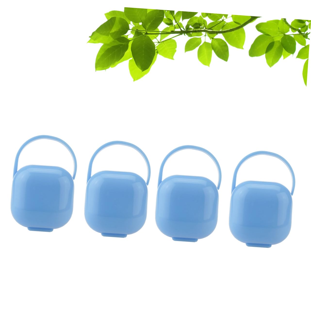 Milisten Pacifier Storage Case Set of 4 Secure Portable Holder Milk Bottle Accessory for Go