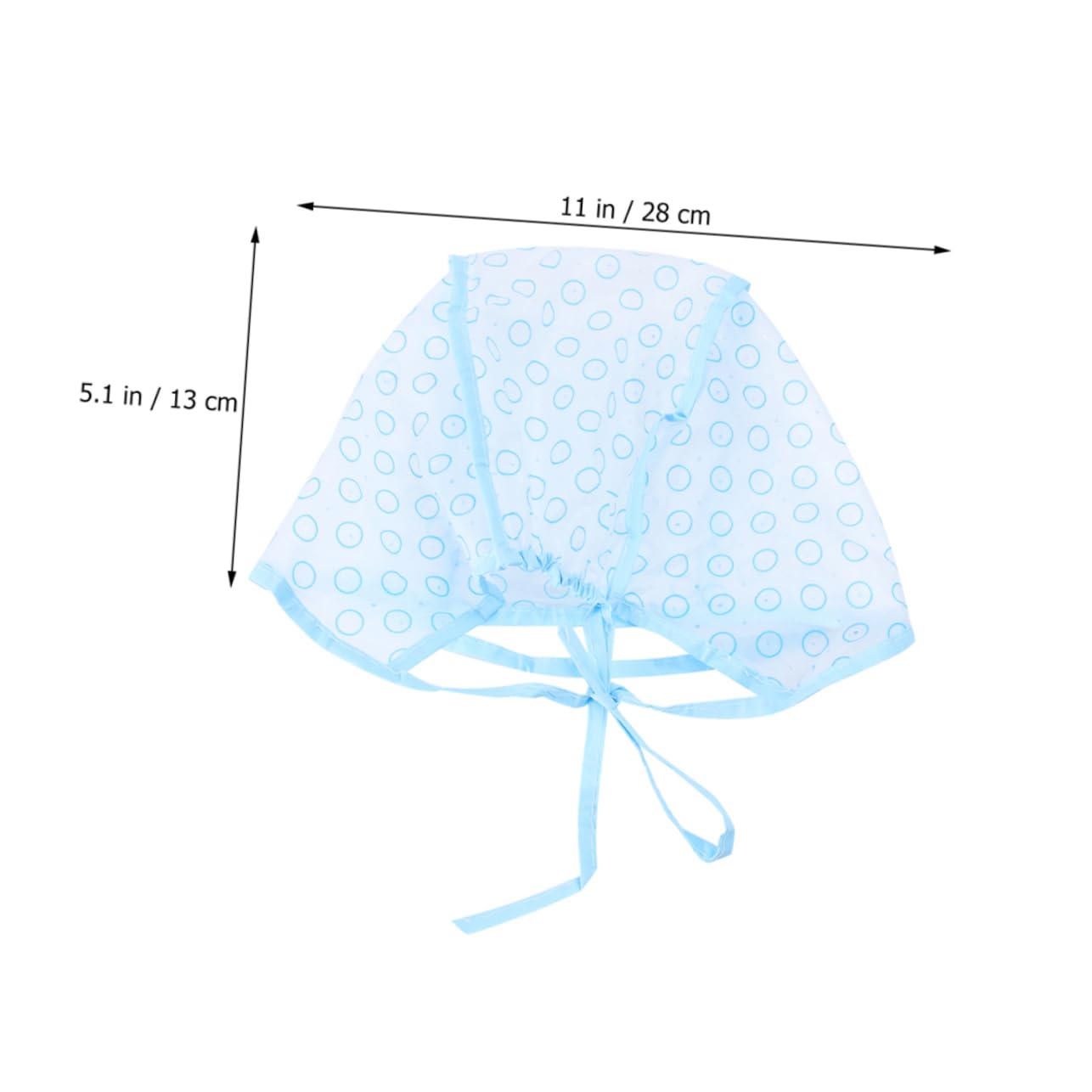 Didiseaon Hair Coloring Hair Dye Tool Highlights Hat 12pcs Salon Hat Cap Easy to Use Suitable for Barber Shop Salon Random Style