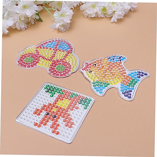 Toyvian 38 Peças Placas De Contas De Fusível Miçangas De Fusíveis Artesanais Diy Arte De Contas De F