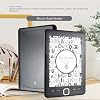 BK6033 Electric Book Reader, Digital E Ink Screen Reader, 6 Inch Portable eBook Reader with 8GB Storage, Brightness for Eye, Includes Charging Cable