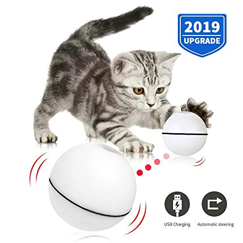 KOBWA Juguete eléctrico para Gatos, Mini Robot Insecto Interactivo Juguete para Gatos, rápido Movimiento para Gato, Perro, Juguete automático para entretener y Satisfacer a Tus Mascotas