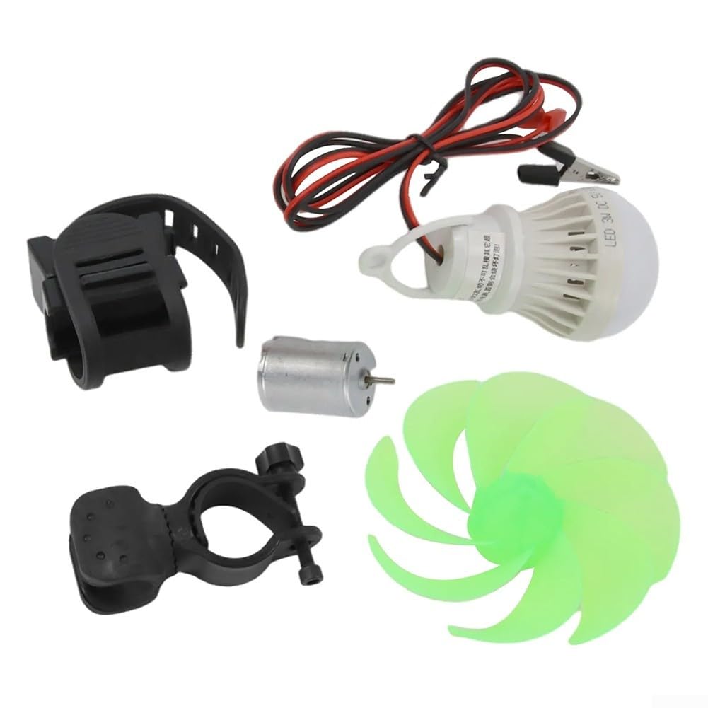 Générateur d'éolienne, mini lame de moteur d'éolienne avec ampoule, kit de bricolage, éolienne, générateur d'énergie alternative pour l'éducation
