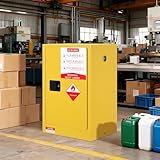 Hazardous Storage Flammable Cabinets, Fire Resistant Safety Cabinet for Flammable Liquids | Cold-Rolled Steel...