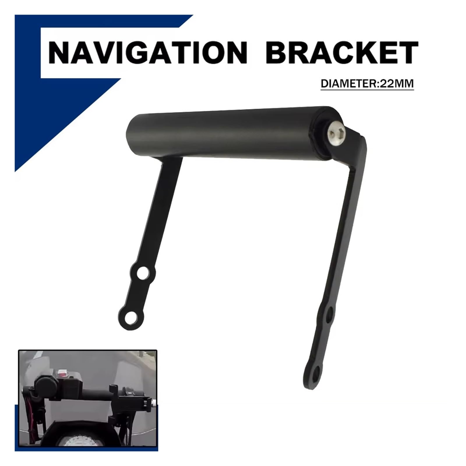 para Kawasaki para Versys 1000 2015-2018 Motocicleta Teléfono Móvil Placa De Navegación GPS Soporte Adaptador Soporte Manillar GPS