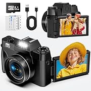 Цифров фотоапарат, 56MP 4K фотокамера с 3,0'...