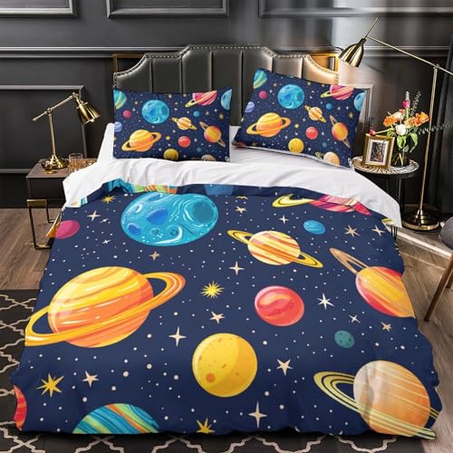 Housse de couette galaxie 3D avec impression haute définition et finitions soignées