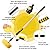 Rv Wash Brush, Car Wash Brush with 5-11 Ft(60"-132") Extendable Handle,On/Off Button to Control Water Flow Soft Bristle for Cleaning Car, Boat, Truck, RV, House Siding, Solar Panels, Ect