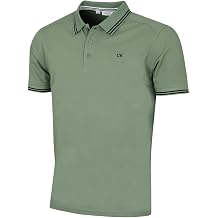Calvin Klein Mens Campus Tipped Lightweight Golf Polo Shirt