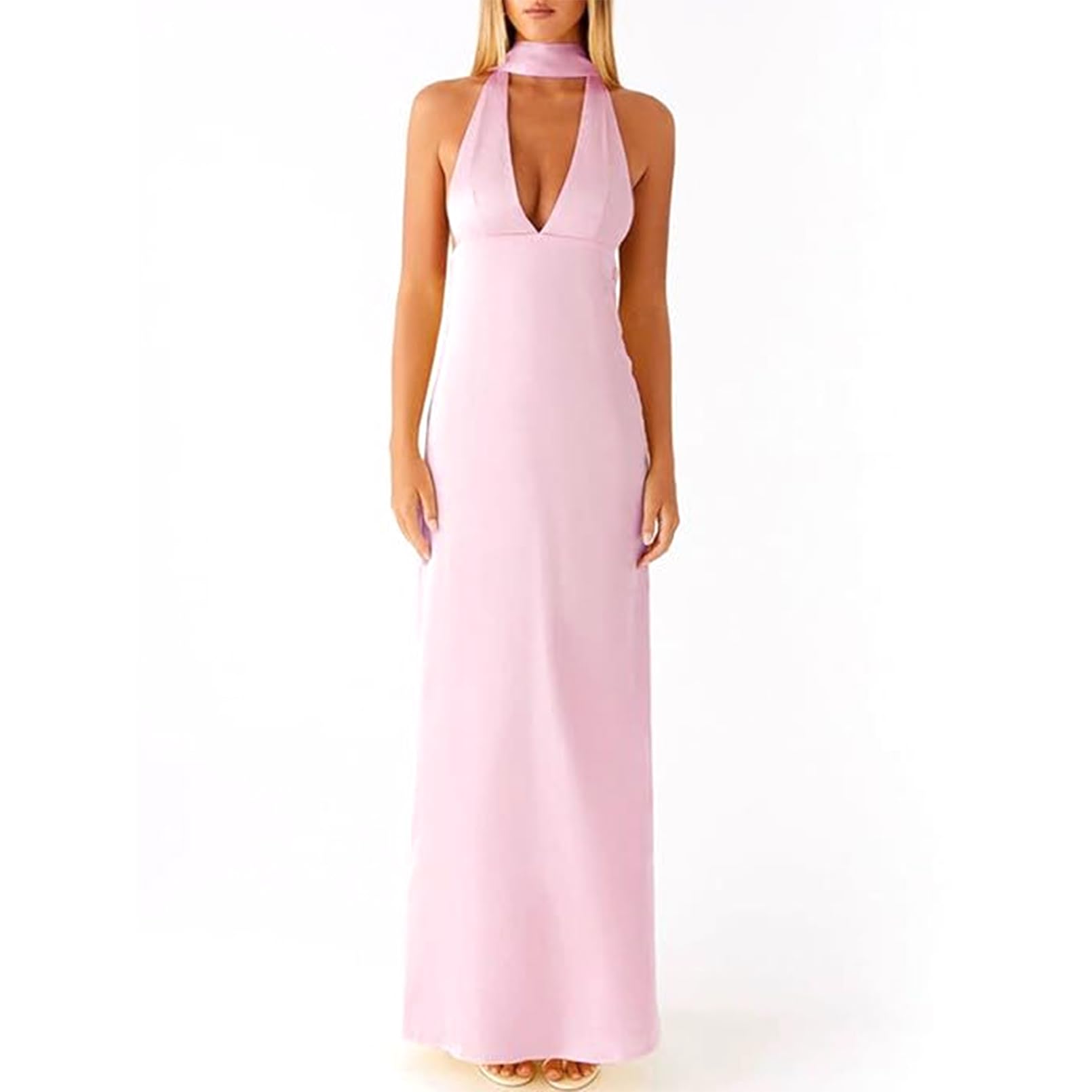 Robe longue dos nu de qualité supérieure coupe sirène florale