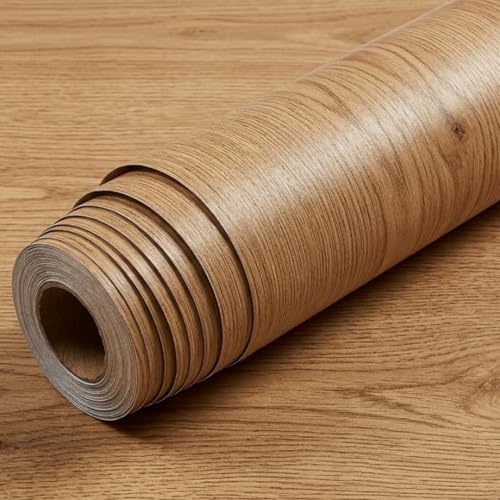 Image of HOME13 Self Adhesive Wood Grain Wallpaper for Furniture Vinyl Sticker Wooden Door Desktop Wall Paper Kitchen Wallpaper (2 feet by 5 feet, Texture 1)