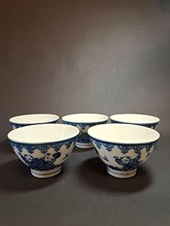 唐子模様 湯呑み 5客セット