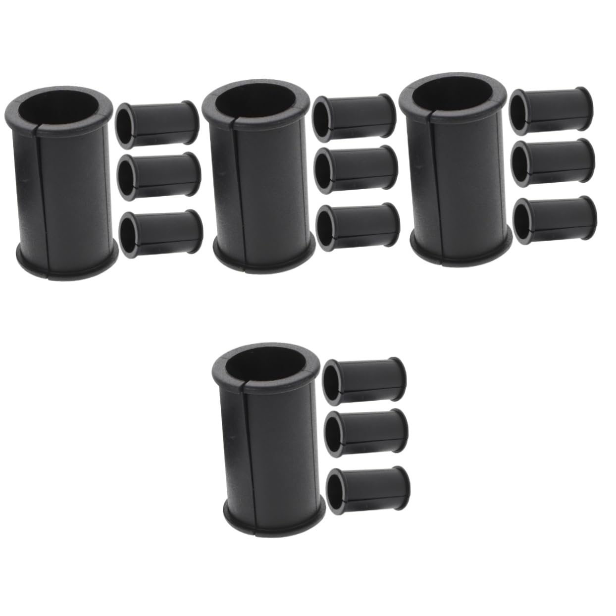 HOMSFOU 16pezzi Copertura Antivento Per Microfono Gomma Supporto Shock Mount Accessori Per Registrazione Compatibile Con Vari Modelli Di Microfono