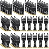 PECHAM 50 hojas de sierra de titanio, accesorios multiherramienta oscilante universal para corte de metal para material duro, clavos de metal, madera, plástico, ajuste Dewalt Rockwell Milwaukee Makita