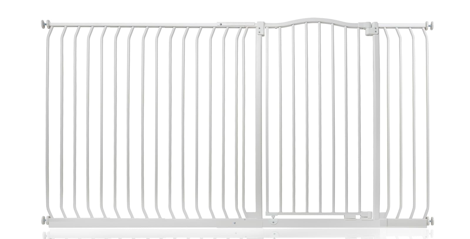 Safetots Extra Tall Curved Top Safety Gate, 116cm - 125cm, Matt Black, Extra Tall 100cm in Height, Pressure Fit Stair Gate, Baby Gate for Doors Hallways and Spaces, Safety Barrier, Easy Installation — view 49