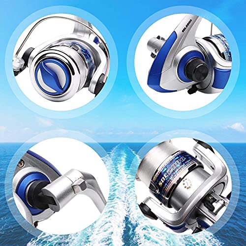 BNTTEAM Mini Spinning Rollen-und Rutenkombinationen Mit Teleskop-Angelrolle Köder Hut Falteimer Einziehbares Netz… – Bild 6