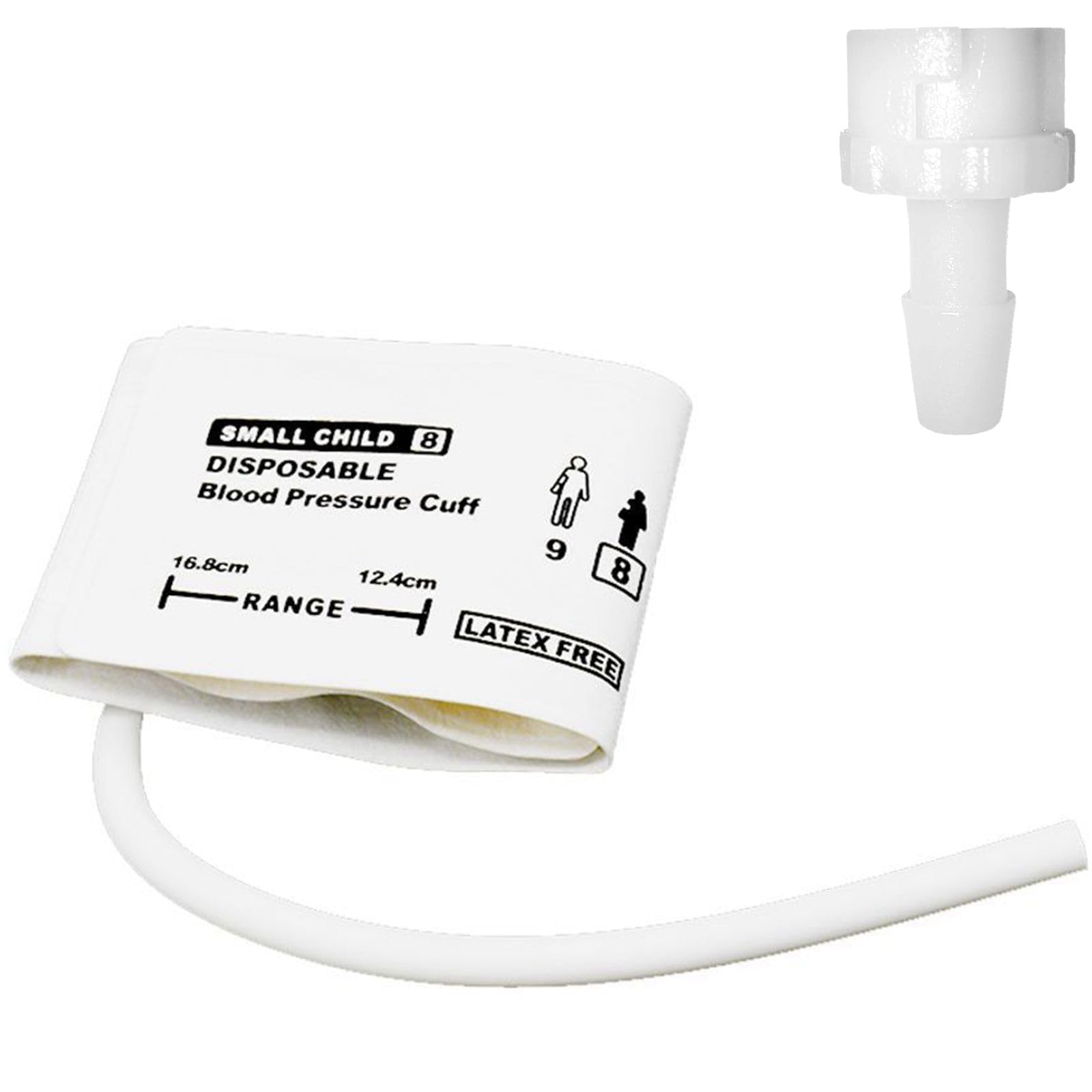 AuQty Bracciale Isuratore Pressione 9"-21" (22-52 C), Isuratore Pressione Da Braccio Con - Foto 8