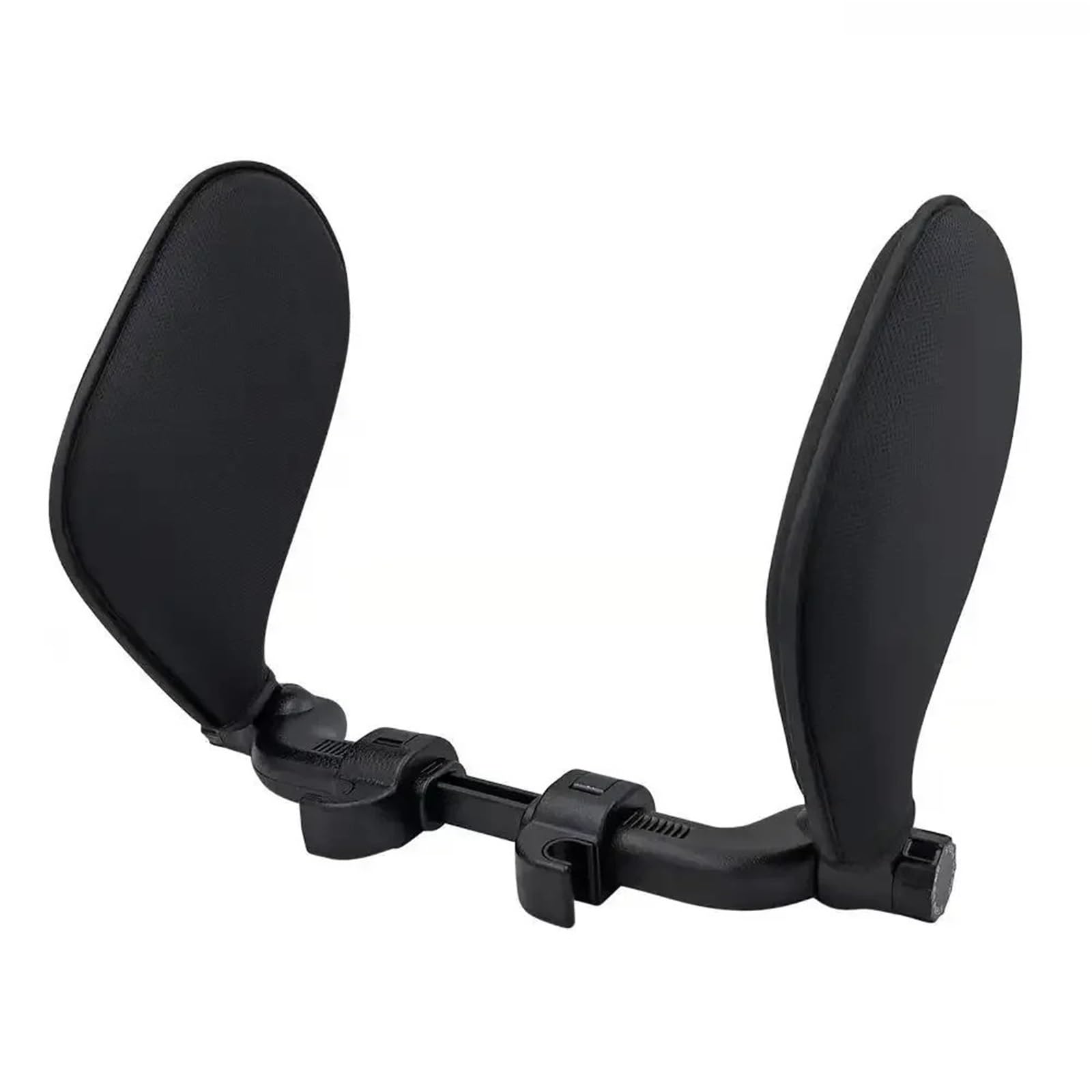 POAWUDJA Car Pillow 1Set Car Neck Headrest Pillow Cushion Seat Memory Foam Pad Sleep Side Head Telescopic Support Removable Cover(A)