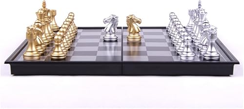 Miniatura 2 de Ajedrez Viajero con Color Oro y Plata,3810A