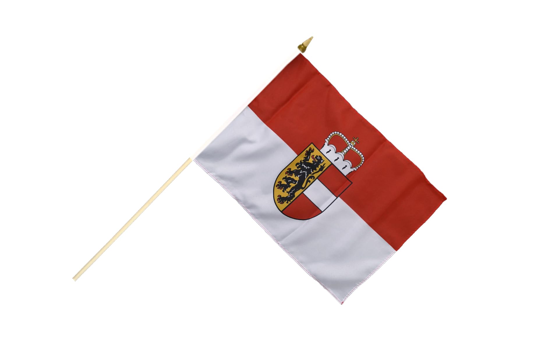 Drapeau Autriche Salzbourg 60x90cm Digni polyester hampe décoration supporter