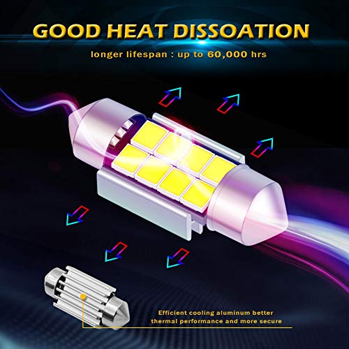 image for KATUR DE3175 DE3021 Festoon C5W Led Bulbs 31mm White Light Super Brigh