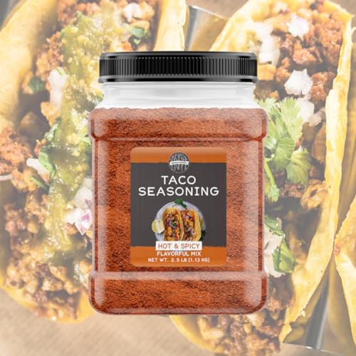 Image of Birch & Meadow Hot & Spicy Taco Seasoning, 2.5 lb, Spicy Seasoning Blend, Hot & Flavorful