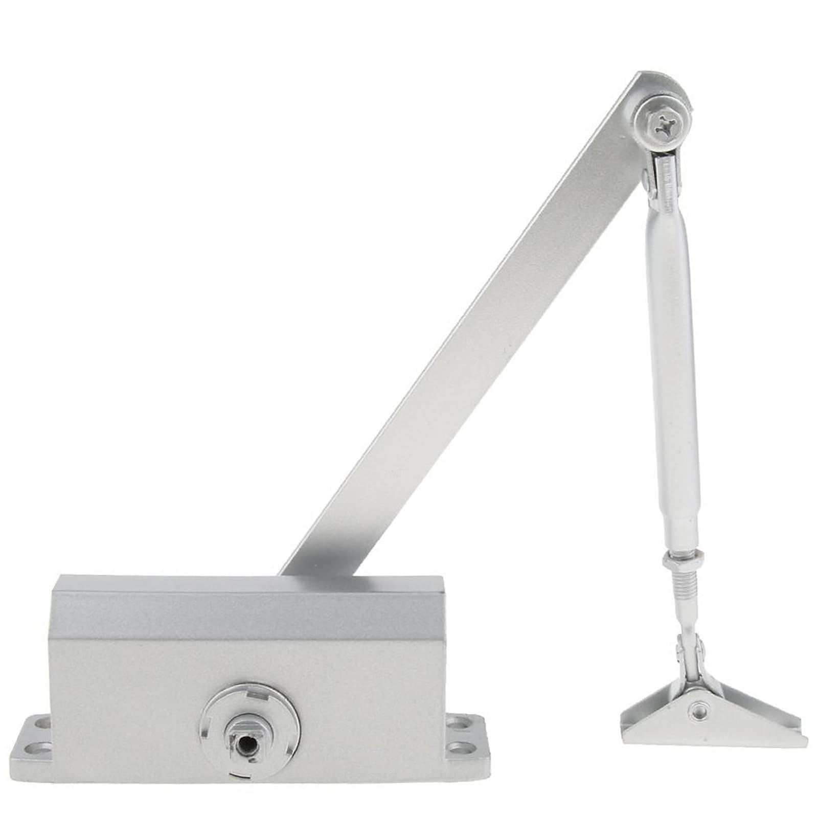 Anhoer Door Closer Shutter Automatic Door Closer Adjustable Control Spring Hydraulic Door Closure 45-60kg BS EN 1154 Certified Closing Speed Adjustable