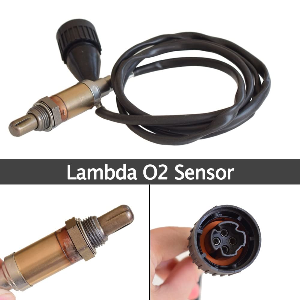 para BMW E36 E34 E32 E31 525i 525iT 2.5L 1990-1997 Sensor Oxígeno Lambda 11781468620 Sensor Oxígeno Gases Escape Sonda Lambda Sensor Oxígeno Coche