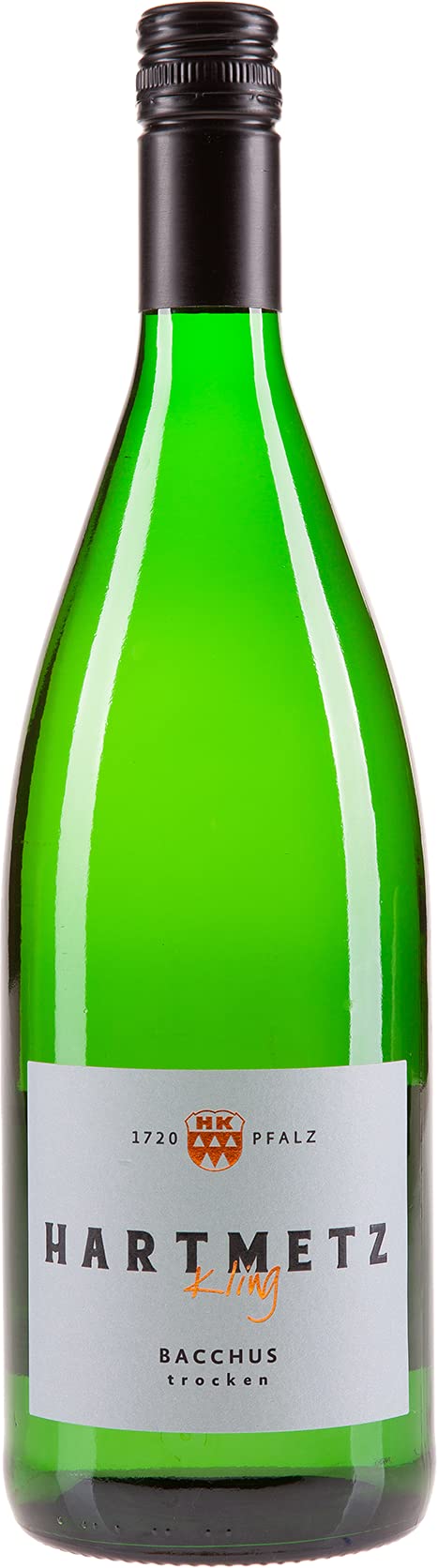 Hartmetz-Kling Bacchus Weißwein (trocken, 1.0 l)