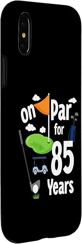 Miniatura 3 de iPhone XXS On Par 85th Birthday Golf Player Theme 85 Year Old B-Day Case